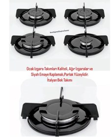 Resim Teka Uyumlu Ankastre - Setüstü Cam Ocak , Izgara Ve Izgara Altı S 