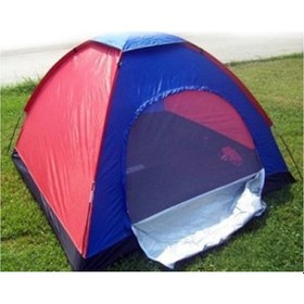 Resim Kolay Kurulum Kamp Çadırı 4 Kişilik Haki 