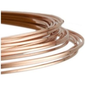 Resim 1.5 mm Kare Bakır Tel - 5 METRE 