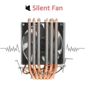 Resim Xinhang Çift Kule Cpu Soğutucu Fan Heatpipe Soğutma Fanlar Radyatör Soğutucu Fan (Yurt Dışından) 