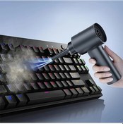 Resim Oldfriend Sıkıştırılmış Hava Duster Gri Klavye Temizleyici Toz Saç Laptop Kişisel Bilgisayar İçin Çok Amaçlı 