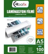 Resim Bafix Laminasyon Filmi A5 125 MIC 216x155 