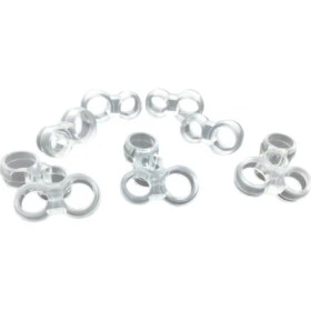 Resim Beşel 10 Adet Plastik Kapı Kolu Stoperi - Kapı Kolu Tamponu 