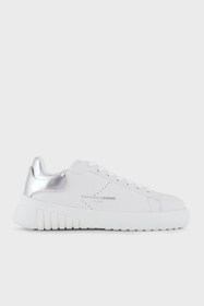 Resim Emporio Armani Hakiki Deri Sneaker Ayakkabı Ayakkabı X3x187 Xn850 M696 