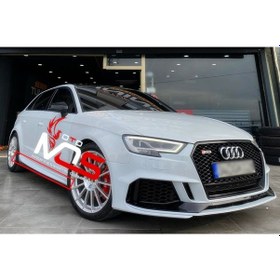 Resim Audi A3 Hb Marşpiyel Sağ Sol Takım Fiberglass Boyasız 