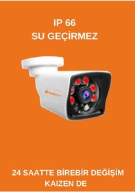 Resim Kazıen 4 'lü 5 Mp Full Hd Yüz Ve Araç Tanımalı Kamera Sistemi Set 