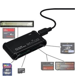 Resim SpeedUF Çoklu Kart Okuyucu SD CF MMC MS Hafıza Kartı USB Adaptör 