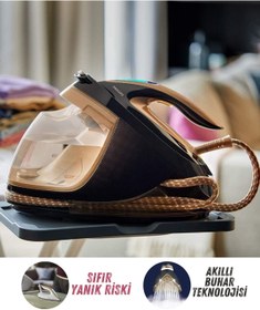 Resim Philips Perfect Care Buhar Kazanlı Ütü 8 Bar 2700w Optimal Temp Sıfır Yanık Riski Otomatik Kapanma Özelliği 