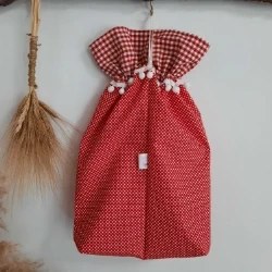 Resim By Nihalce Kırmızı Ekmek Torbası 