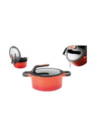 Resim Berghoff Gem Stay Cool Soft Orange Tencere 24 Cm 
