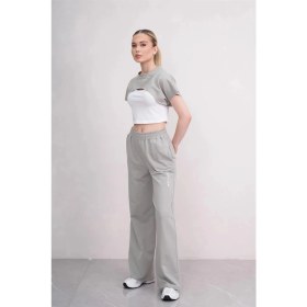 Resim Ponçik Kadın Crop Eşofman Takımı 3lü Takım Spor Comfort 25074 