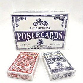 Resim 2 Adet Premium Oyun Kartı - Standart Boyut, Blackjack, Euchre ve Canasta için Uygun - Dayanıklı Karton, Yetişkin Kullanımı 