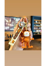 Resim Piraye Gift Kedi Garfield Anahtarlık ve Çanta Aksesuarı 