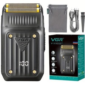 Resim Dashanshop Vgr V-363 Erkekler İçin Profesyonel Şarj Edilebilir Kablosuz Elektrikli Tıraş Makinesi Black V363 