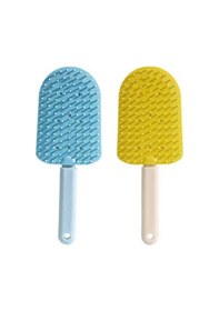 Resim Wondernest Taşınabilir Hayvan Tarağı, Lichen İçin Evcil Hayvan Bakımı, Dondurma Şeklinde 4 Adet 