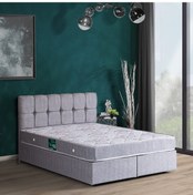 Resim Setaymobilya Baza, Berlin Çift Kişilik Baza + Başlık + Comfort Yatak Seti 