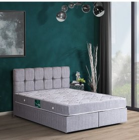 Resim Setaymobilya Baza, Berlin Çift Kişilik Baza + Başlık + Comfort Yatak Seti 