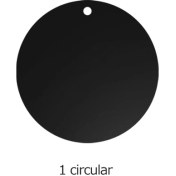 Resim GongtuShop 1 Dairesel Stil Yianerm Orijinal Metal Plakalar Manyetik Araç Telefon Tutacağı Için Yapıştırıcılı Demir Levhalar Ekstra Ince Mıknatıs Araç Montaj Standı Için Kullanılır (Yurt Dışından) 