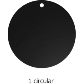 Resim GongtuShop 1 Dairesel Stil Yianerm Orijinal Metal Plakalar Manyetik Araç Telefon Tutacağı Için Yapıştırıcılı Demir Levhalar Ekstra Ince Mıknatıs Araç Montaj Standı Için Kullanılır (Yurt Dışından) 