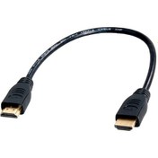Resim 30Cm Kısa Hdmi Kablo Altın Uçlu Full Hd 3D V1.4B 
