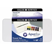 Resim Daler Rowney Aquafine Travel Set 12'li 