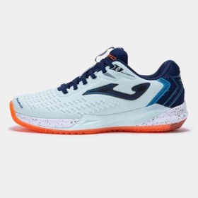 Resim Joma Rapid TRAPW2527AC Sert & Toprak Kort Tenis Ayakkabısı - Buz Mavisi 
