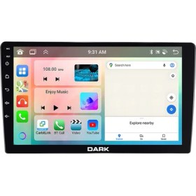 Resim Dark 10" IPS Android 13, 4gb Ram 64GB Hafıza 2dın Carplay & Android Auto, Gps Destekli Geri Görüş Kameralı Universal Araç Multimedya 
