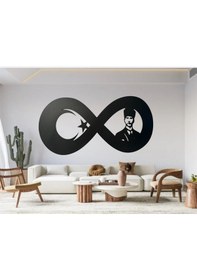Resim Dgrk Sonsuzluk Atatürk Özel Tasarım Tablo Ahşap Dekorotif Duvar T 