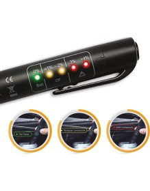 Resim Oto Eko Fren Hidroliği Test Cihazı Fren Yağı Kalite Ölçüm Kalemi Led Göstergeli 