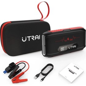 Resim Ütraı Jstar 3 20000MAH 1600A Jump Starter LCD Ekranlı Taşınabilir Akü Takviye Cihazı ( Çanta + Powerbank + LED Lamba) 