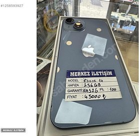 Resim Apple iPhone 14 İkinci El TR | 256 GB | Mavi 