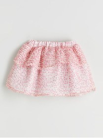 Resim LC Waikiki LCW Kids Pembe Beli Lastikli Çiçekli Kız Çocuk Etek 