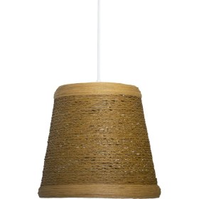 Resim Lambadar Açık Kahverengi Ip Sargı Çocuk Odası Sarkıt Avize 