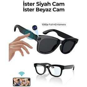 Resim Diğer Pro Max Akıllı Gözlük Kameralı Yapay Zeka,müzik Dinleme,telefon İle Konuşma Bluetooth Renkli 