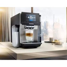 Resim Siemens iSelect dokunmatik ekran menüsü Ve 5 inç ekran ile Otomatik Espresso&Cappuccino Makinesi 