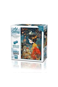 Resim ALVERA COLLECTION 20070 Puzzle 500 A Woman İn A Red Kimono 