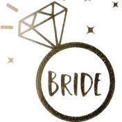 Resim Bride Tektaşlı Yüzük Geçici Dövme 10 Adet 