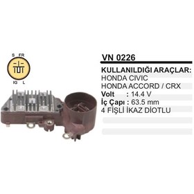 Resim Konjektor 12V Civic Accord Yuv 4 Fisli Ikaz Diotlu 504632873 