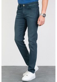 Resim Erkek Haki Cep Lycralı Slim Fit Kot Pantolon Hltvalgreen (492261641) 
