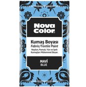 Resim Nova Color Kumaş Boyası Toz 12 GR Mavi NC-902 