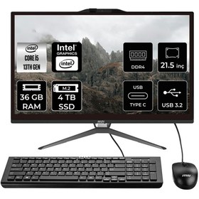 Resim MSI PRO AP222T i5 13400 36GB 4TB SSD 21.5" FHD 