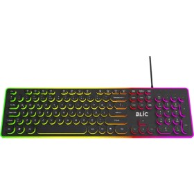 Resim Sarftech Gaming Rgb Işıklı Daktilo Kablolu Blue Switch Q Klavye BKB10 