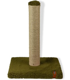 Resim PUGALO Tırmalama Ekonomik Tırmalama Tahtası 42 Cm Peluş Tırmalama Tahtası Yeşil 