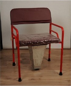 Resim Medikaltec Baddal Boy Tuvalet Sandalyesi Şişman Hasta Tuvaleti 