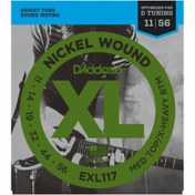 Resim D'Addario EXL117 Drop D Elektro Gitar Teli (11-56) 