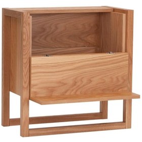 Resim mywoodteks Şarap Dolabı Kapaklı Şarap Standı Mini Bar 