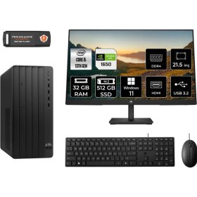 Resim Hp Pro Tower 290 G9 Intel Core I5 13500 32GB 512GB SSD GTX1650/4GB 21.5" Fhd Monitör W11H 8T2W9ES Masaüstü Bilgisayar & Per4 USB Bellek 8T2W9ESMNT4377 