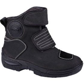Resim Polema 1803-21-SB Korumalı Motosiklet Botu Pu Taban Cırt Cırtlı 