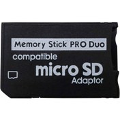 Resim POPKONSOL PSP Memory Stick Pro Duo Adaptör PSP Hafıza Kartı Çevirici Mikro SD Kart Adaptörü 