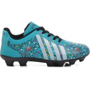 Resim Ayakmod Hulk Örümcek Desenli Turkuaz Çocuk Krampon 